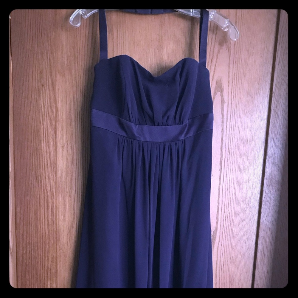 Alfred Angelo Eggplant formal maternity dress